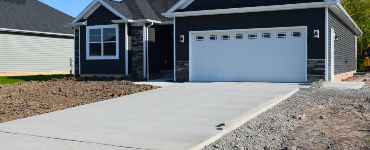 concrete driveway