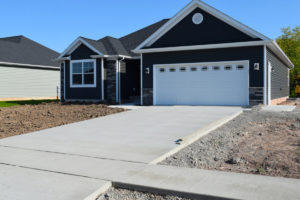 concrete driveway