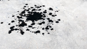 oil stains from concrete garage floor