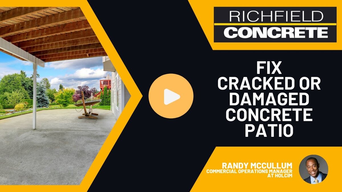 damaged concrete patio