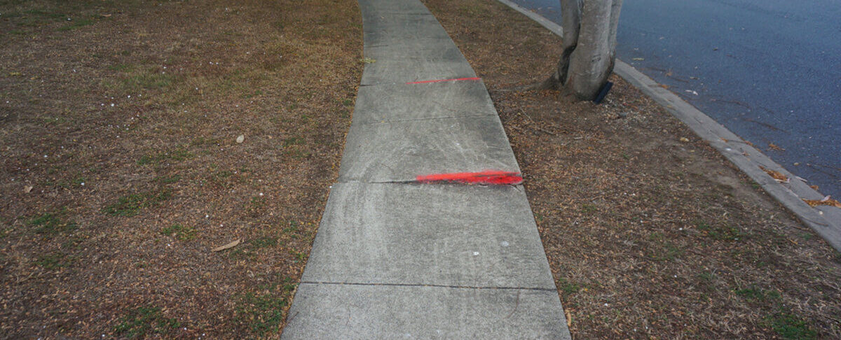 how to fix an uneven sidewalk